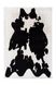 М'який килим ручної роботи Rabbit Animal з анімалістичним принтом Rabbit Білий/Чорний 160 x 230