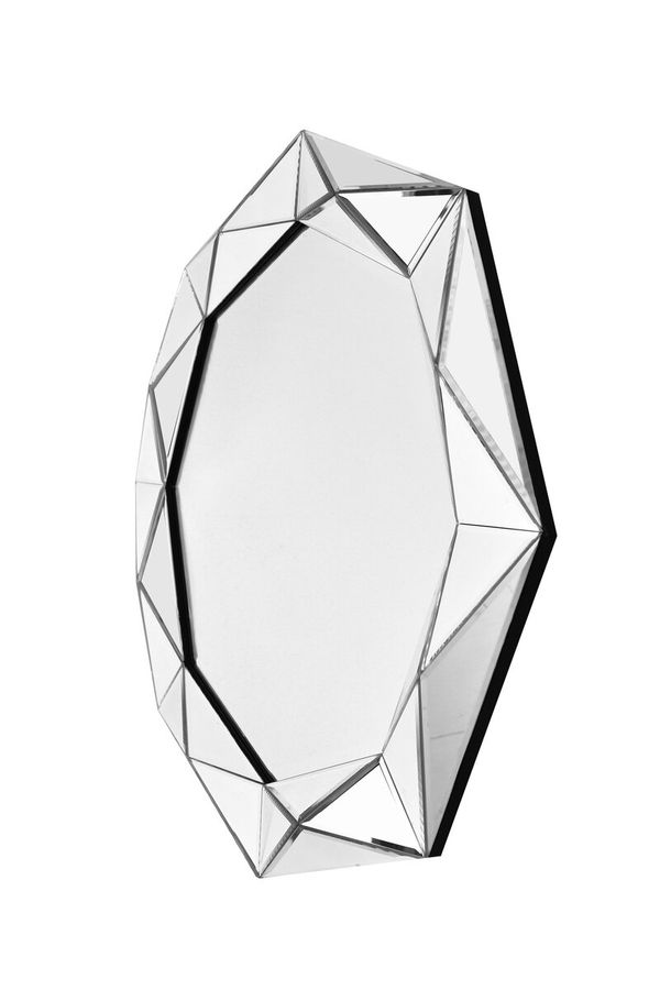Зеркало восьмиугольное Herakles 1010 Серебристый Kayoom - в дом или квартиру. Фото, картинка, пример в интерьере