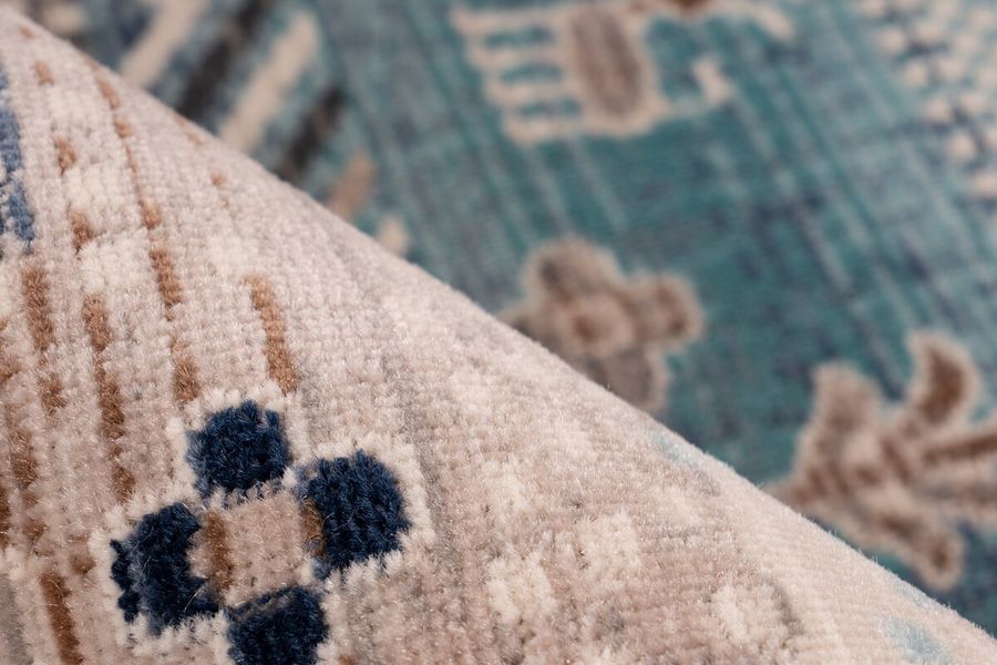 Стильный ковёр с винтажным характером Anouk 525 Коричневый / Синий
