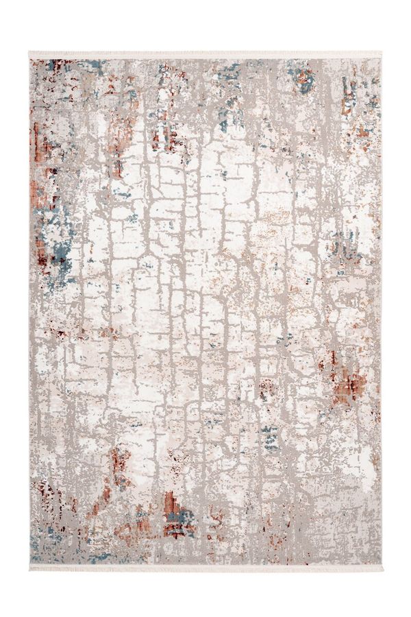 Стильный ковёр с винтажным характером Akropolis 125 Серый/Розовый/Бежевый 80 х 150