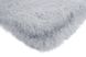 Однотонный исключительно мягкий ковёр ручной работы имитирующий мех кролика Rabbit 100 Светло-серый Круглый