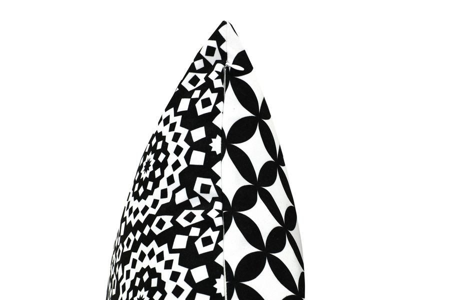 Декоративная подушка Stereo 125, Черно-белый