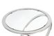 Столик Spiral 525 Зеркальная столешница на металлической ножке в виде спирали Прозрачный / Зеркальный / Серебристый