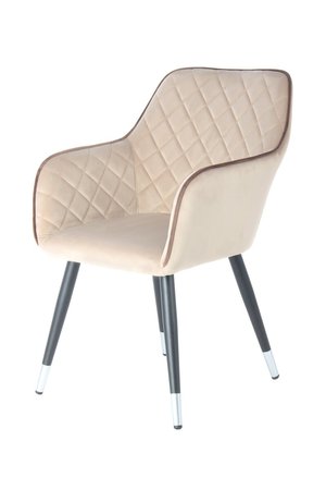 Стул-кресло Amino 625 бежевый с коричневым Kayoom - в дом или квартиру. Фото, картинка, пример в интерьере
