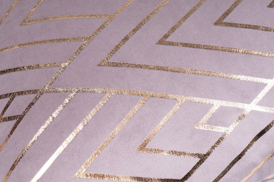 Декоративна подушка Prisma 225 Набір із 2-х штук Сірий/Золото