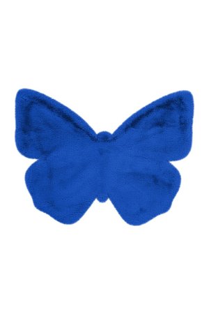 Ковёр в форме бабочки Lovely Kids 1125-Butterfly Синий