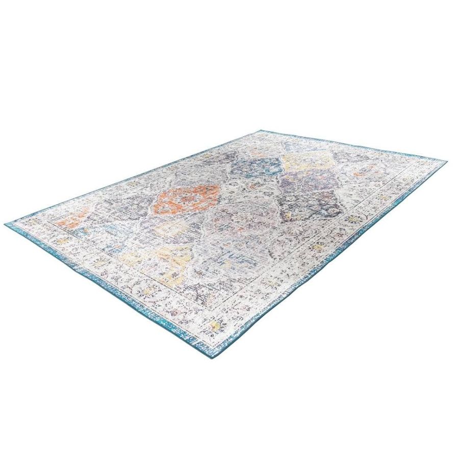 Вінтажний нековзний килим із плоским ворсом Rhodin 825 різнокольоровий 160см х 230 см