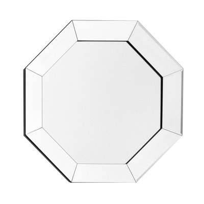Зеркало восьмиугольное Kronos 110 Серебро Kayoom - в дом или квартиру. Фото, картинка, пример в интерьере