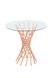 Приставной стол Crush 110 Розовый Kayoom - недорогой пример интерьера в доме или квартире