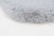 Однотонный исключительно мягкий ковёр ручной работы, имитирующий мех кролика Rabbit Sheepskin 200 Серый