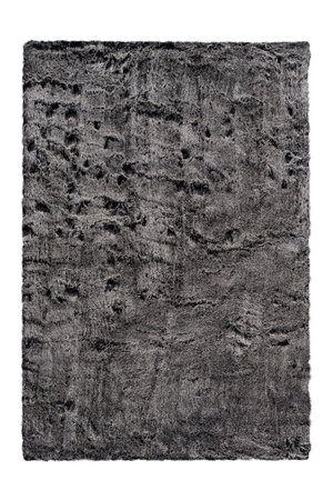 Мягкий высоковорсный ковёр Tender 125 Антрацит, 80х150