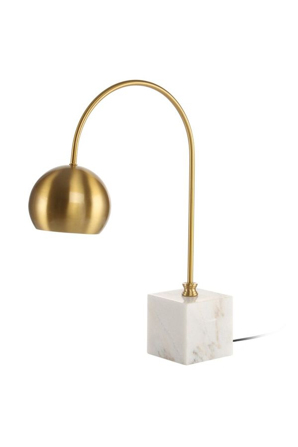 Настольная лампа на мраморной подставке Bella 125 под бронзу