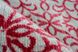 Коротковорсный ковёр в стиле винтаж Baroque 200 Красный/Серый 120 х 170