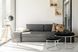 Набор из двух пуфов Becky 525, чёрный с серебром Kayoom - недорогой пример интерьера в доме или квартире