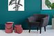Пуф Arabella 125 Красно коричневый/Черный Kayoom - недорогой пример интерьера в доме или квартире