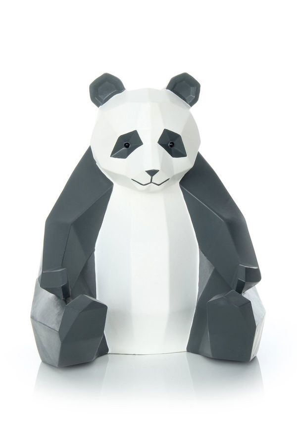 Скульптура Panda 110, білий/чорний