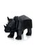Декоративная фигурка носорог Rhino 110 Чёрная