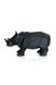Декоративная фигурка носорог Rhino 110 Чёрная