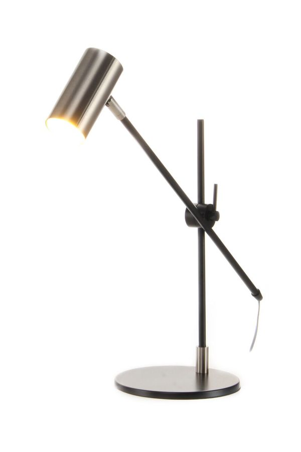 Металлическая настольная лампа на шарнире Target 125 хром