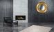 Металлическое настенное зеркало Cleo 290 золотое Kayoom - недорогой пример интерьера в доме или квартире