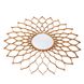 Зеркало в форме цветка / солнца Nero 102 Золото Kayoom - недорогой пример интерьера в доме или квартире